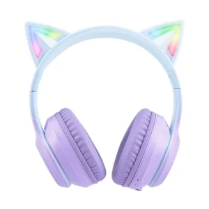 Onikuma B90 RGB Bluetooth Purple Gaming Headphone